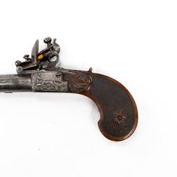 Belgian Flintlock .50cal Pocket Pistol (C) nsn