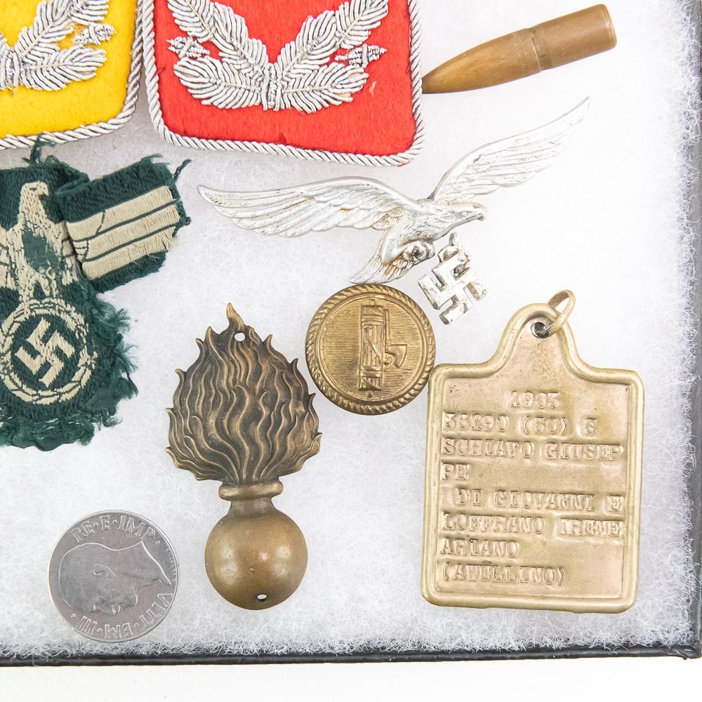 WWII "Bring Back" German Italian Pin Badge Lot