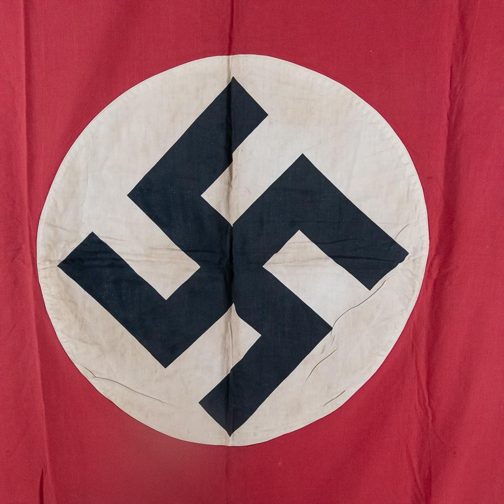 WWII German Double Sided Nazi Party Banner