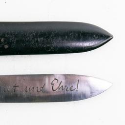 WWII German Hitler Youth Knife-Robt Klaas W/Motto