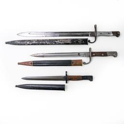 Export Bayonet Lot (3) German Belgian Argentine