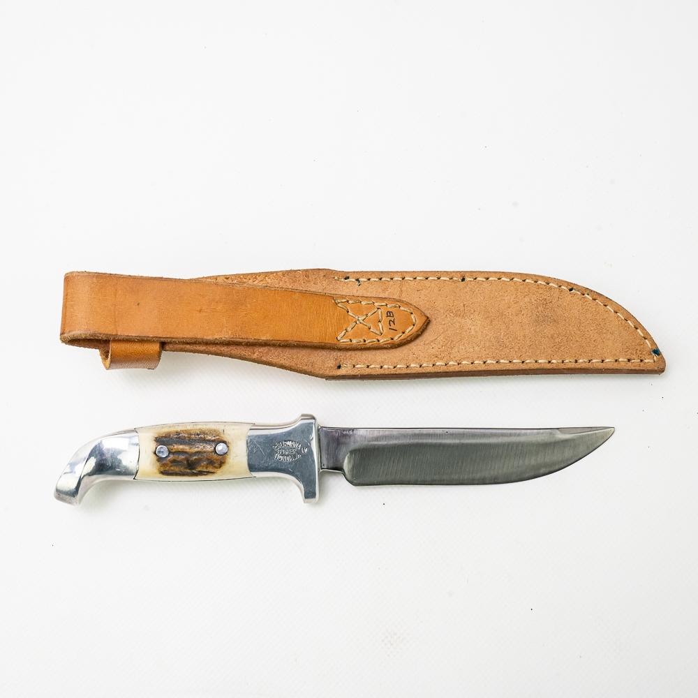 Vintage Rudy Ruana Stag Handle Knife-M Stamp