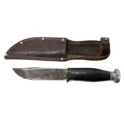 WWII US Ka-Bar Knife & Meat Clever M3 Lot (3)