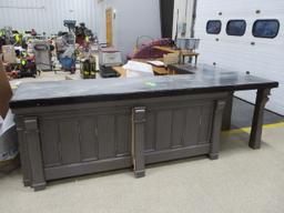 Beautiful display counter L shaped 6X9 ft. grey