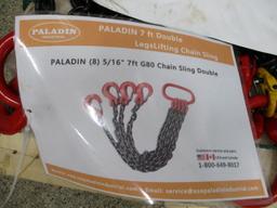 (NEW) 5/16 7' G80 Double Sling Chain