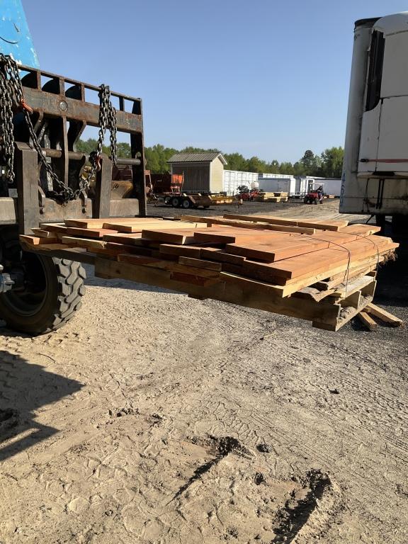 PALLET OF CEDAR BOARDS