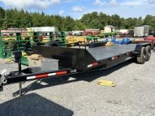 (838)2024 CLAY'S 7 X 24 CARHAULER TRAILER