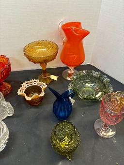 vintage colored glass Smith and others