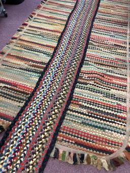 5 vintage rugs large rag rug and runner hook rug