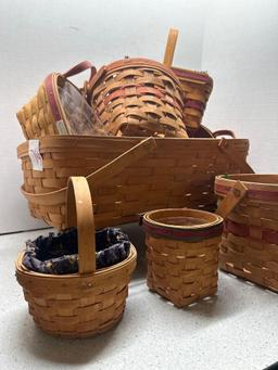 8 quality Longaberger baskets