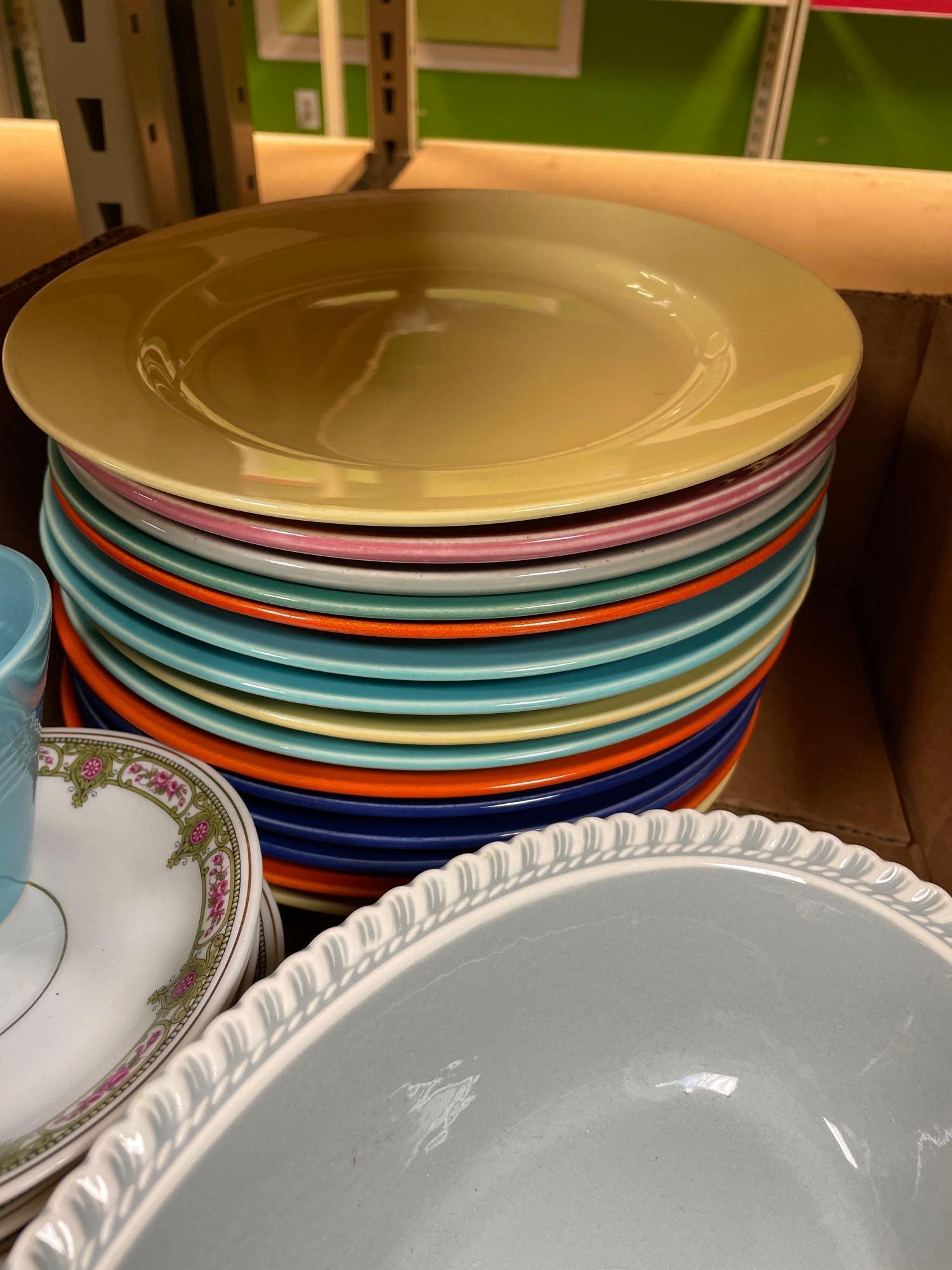 Luray dishware, colorful dinner plates and more