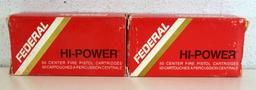 2 Full Boxes Federal Hi-Power .32 H&R Magnum 85 gr. JHP Cartridges Ammunition...