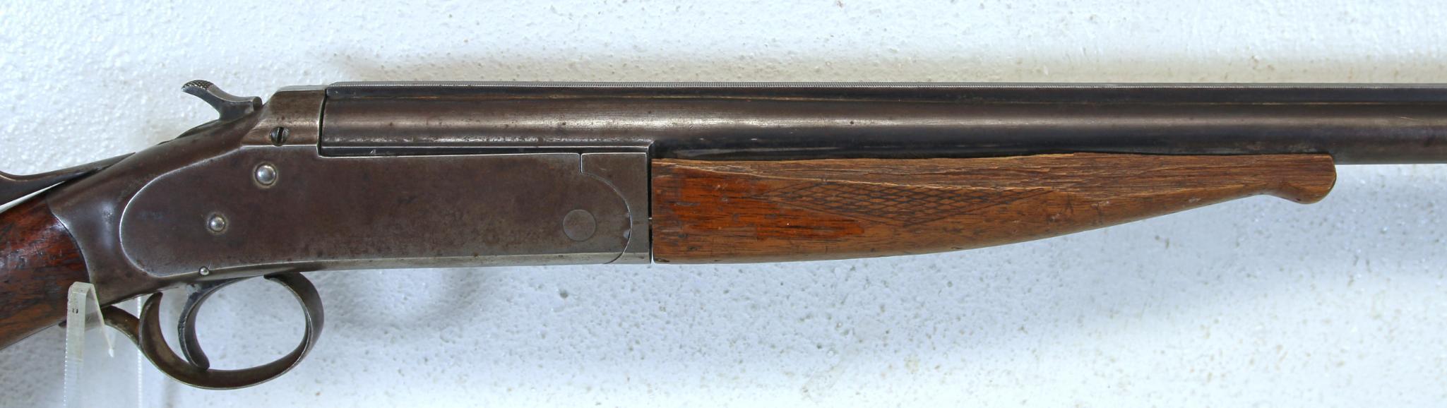 Iver Johnson Champion 20 Ga. Single Shot Shotgun 30" Raised Solid Rib Barrel... Large Piece Splinter