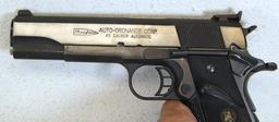 Thompson Auto-Ordnance .45 Cal. Semi-Automatic Pistol Pachmayr Grips... SN#AOC62220...