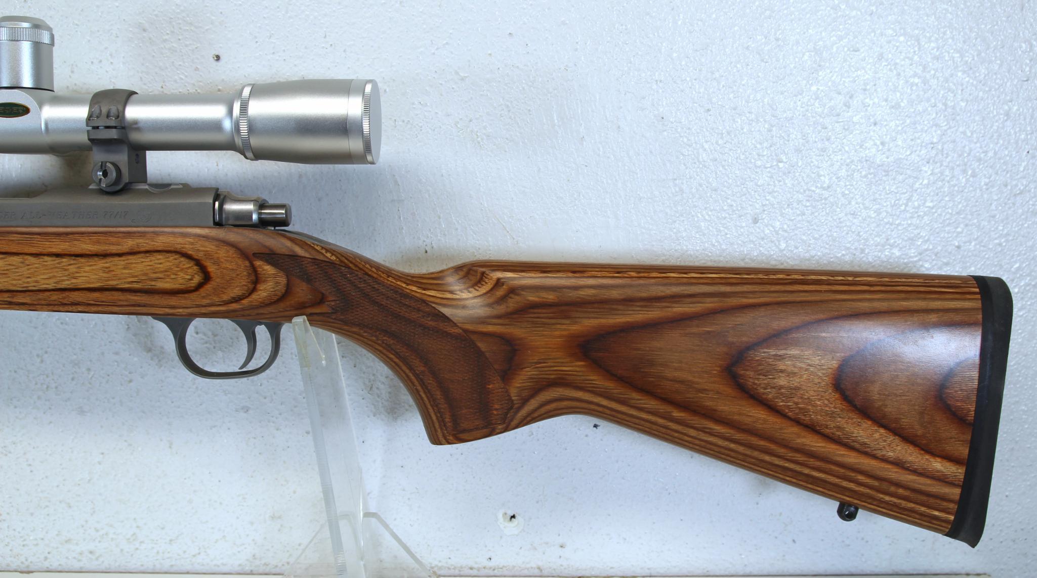 Ruger...All-Weather 77/17 .17 Hornet Bolt Action Rifle w/Weaver Micro-Trac Scope Heavy Target Barrel