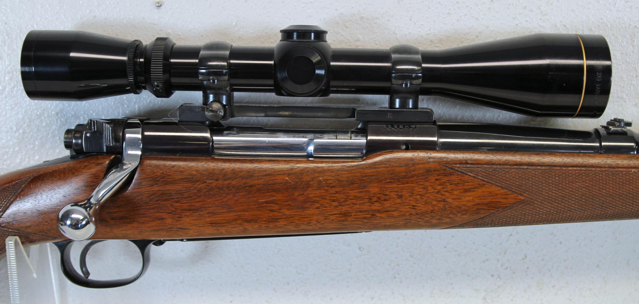 Winchester Pre-64 Model 70 .308 Norma Magnum Bolt Action Rifle w/Leupold 3x9 Vari-XII Scope The