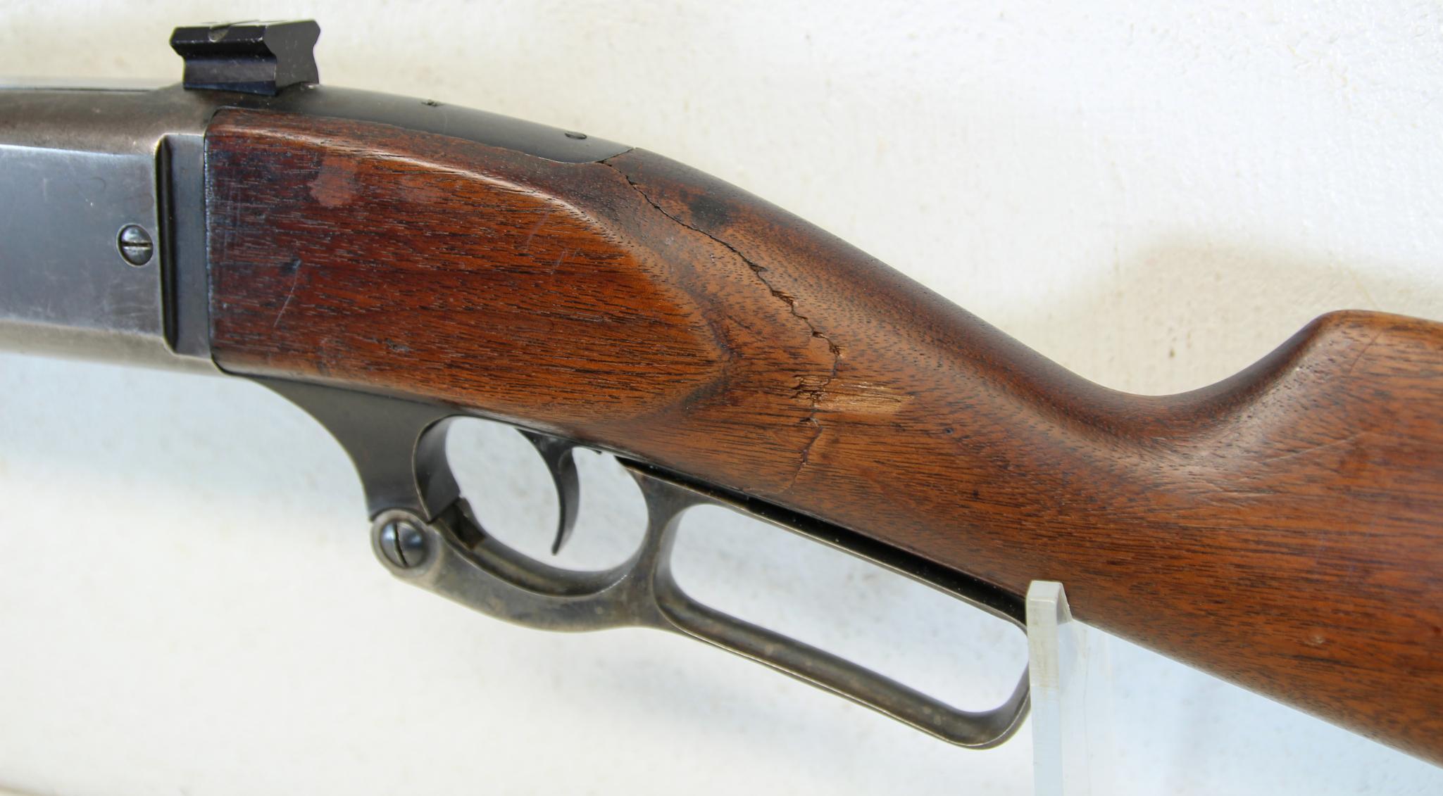 Savage Model 1899 .250-3000 Savage Lever Action Rifle Scope Mounts... Crack Running Through Wrist of