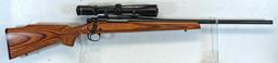 Remington Model 700 .270 Win. Bolt Action Rifle w/Burris 3X-9X Fullfield Scope Checkered Laminated