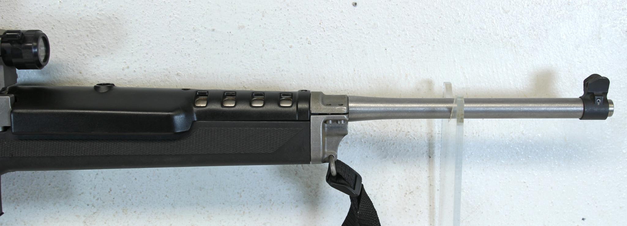 Ruger Mini-14 Ranch 7.62x39 Semi-Auto Rifle w/Folding Paratrooper Style Stock, BSA Scope Lightly