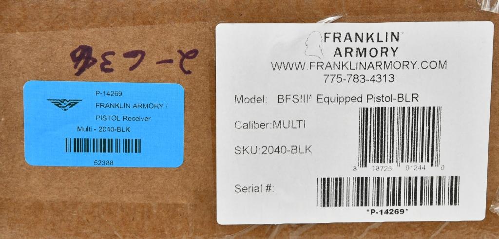 Franklin Armory BFSIII AR-C1 Binary Equipped