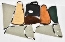 8 Various Size Soft Padded Pistol Cases