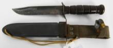 Authentic KA-BAR MK2 Fighting Knife & Scabbard