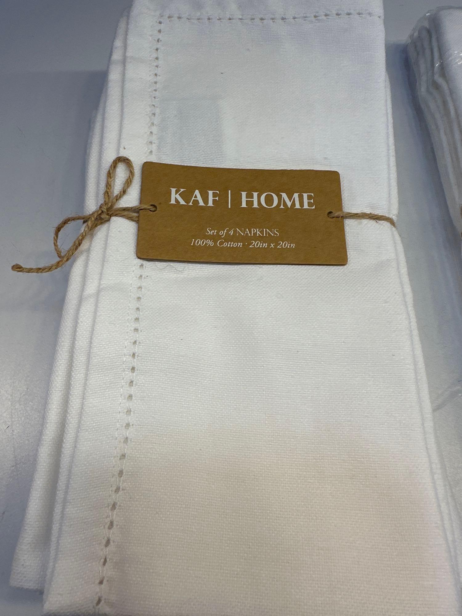 2 New KAE HOME Set of 4 Napkins