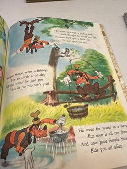 4 Walt Disneys Little Golden Books / Mother Goose/ Mickey Mouse/ Bugs Bunny/ ABC Rhymes