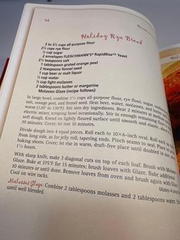 Old-Fashioned Holiday Recipe Book