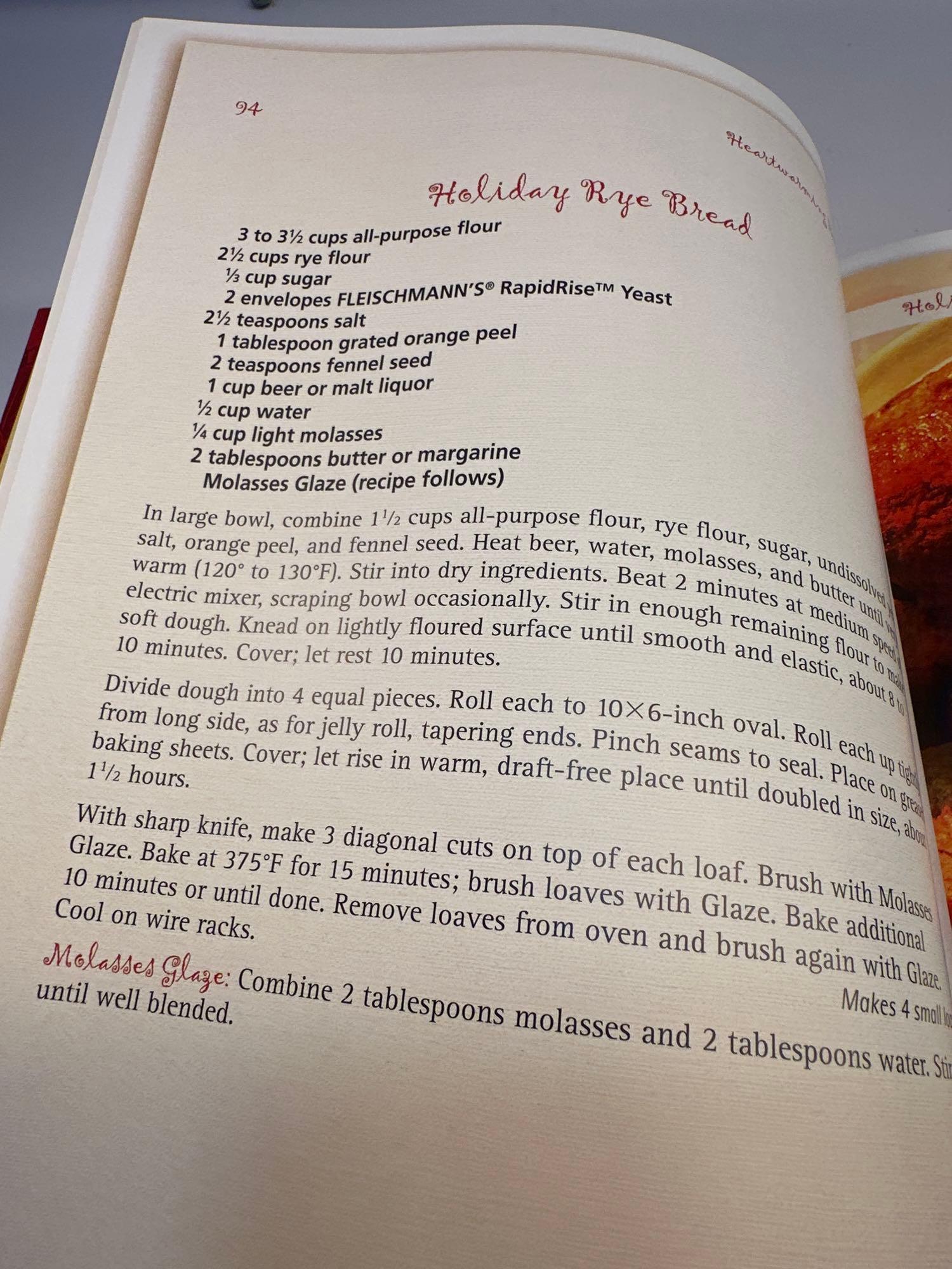 Old-Fashioned Holiday Recipe Book