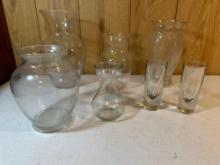 Glass Vase Lot