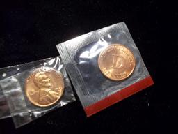 1961 Proof Coin Lincoln Penny With Denvr Mint Copper Insert Coin