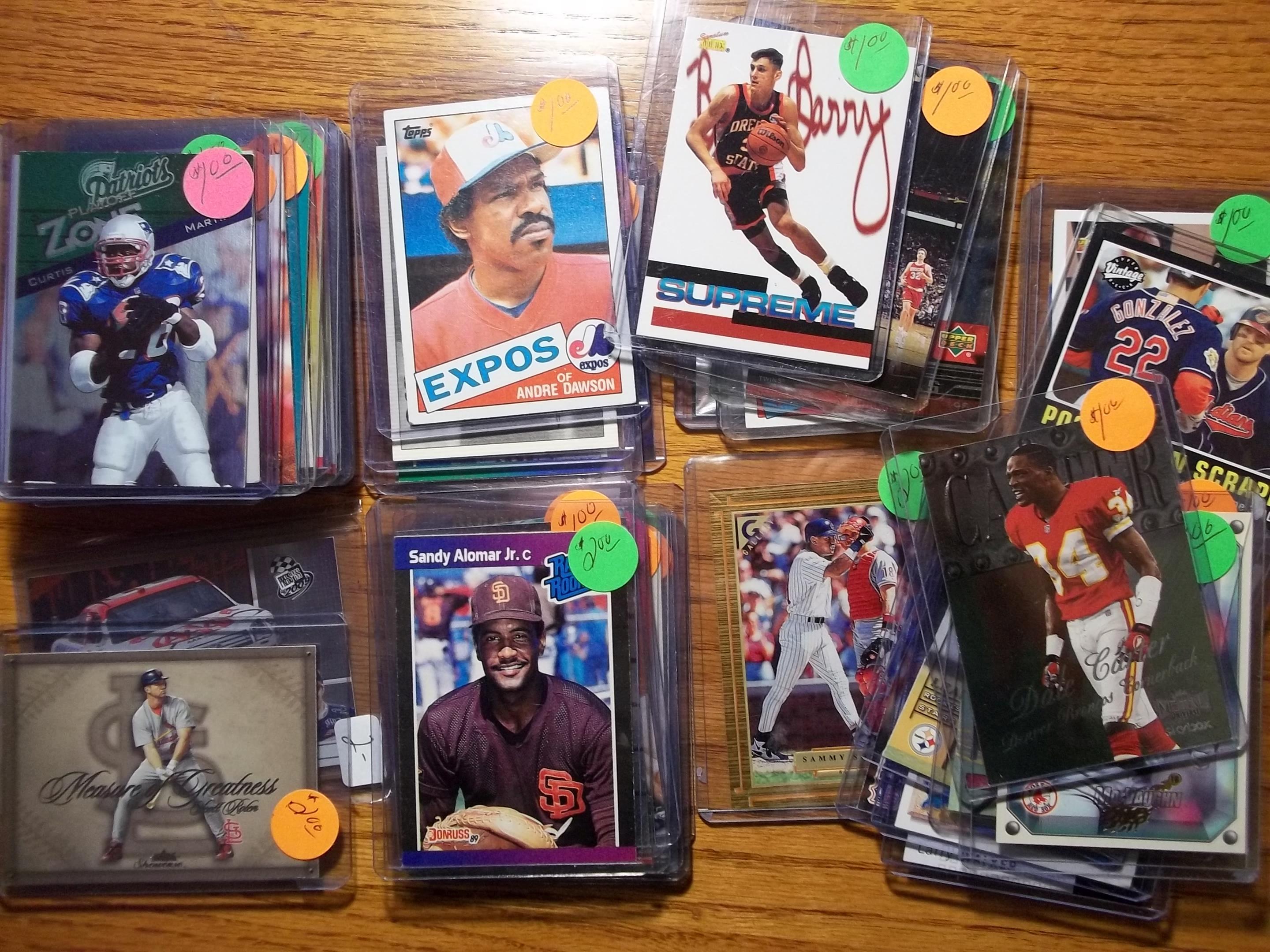 Super Star Sports Card In Top Loader Stars Rookies And Hall Of Famers And All-time Greats