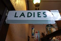 PORCELAIN “LADIES” SIGN