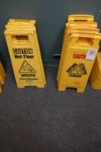 WET FLOOR SIGNS (X12)