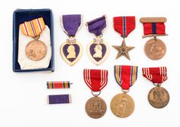 WWII - POST WAR USMC & ARMY NAMED MEDALS