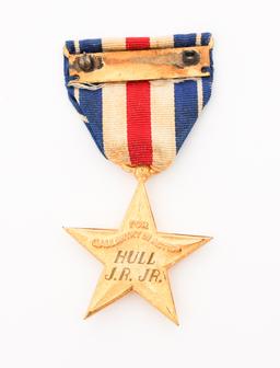 VIETNAM WAR NAMED USAF OFFICER SILVER STAR & WINGS