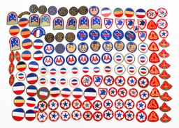 WWII - COLD WAR US ARMY COMMAND & SCHOOL PATCHES