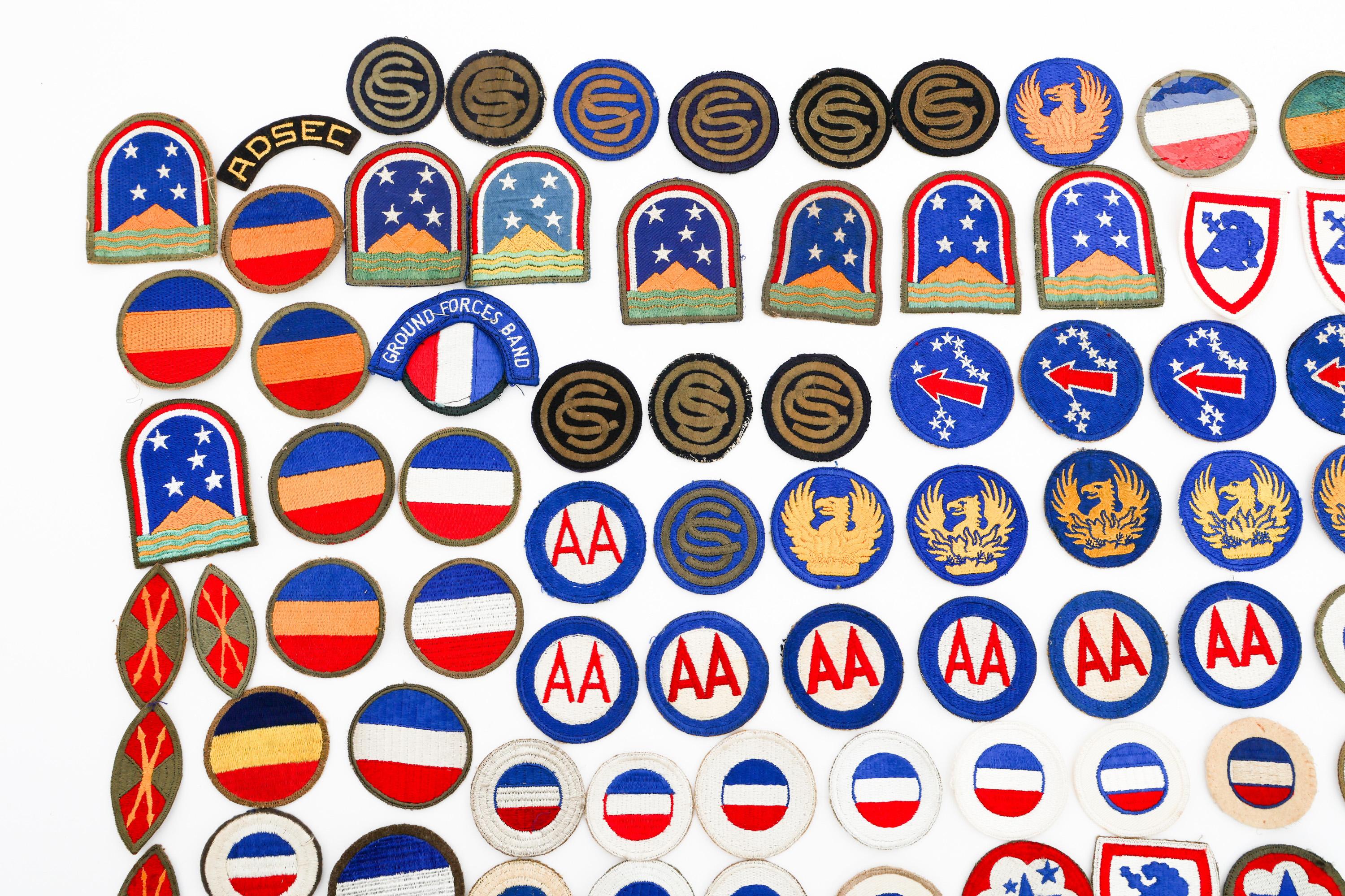 WWII - COLD WAR US ARMY COMMAND & SCHOOL PATCHES