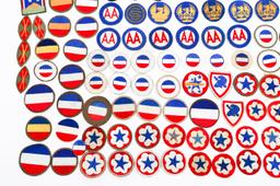 WWII - COLD WAR US ARMY COMMAND & SCHOOL PATCHES