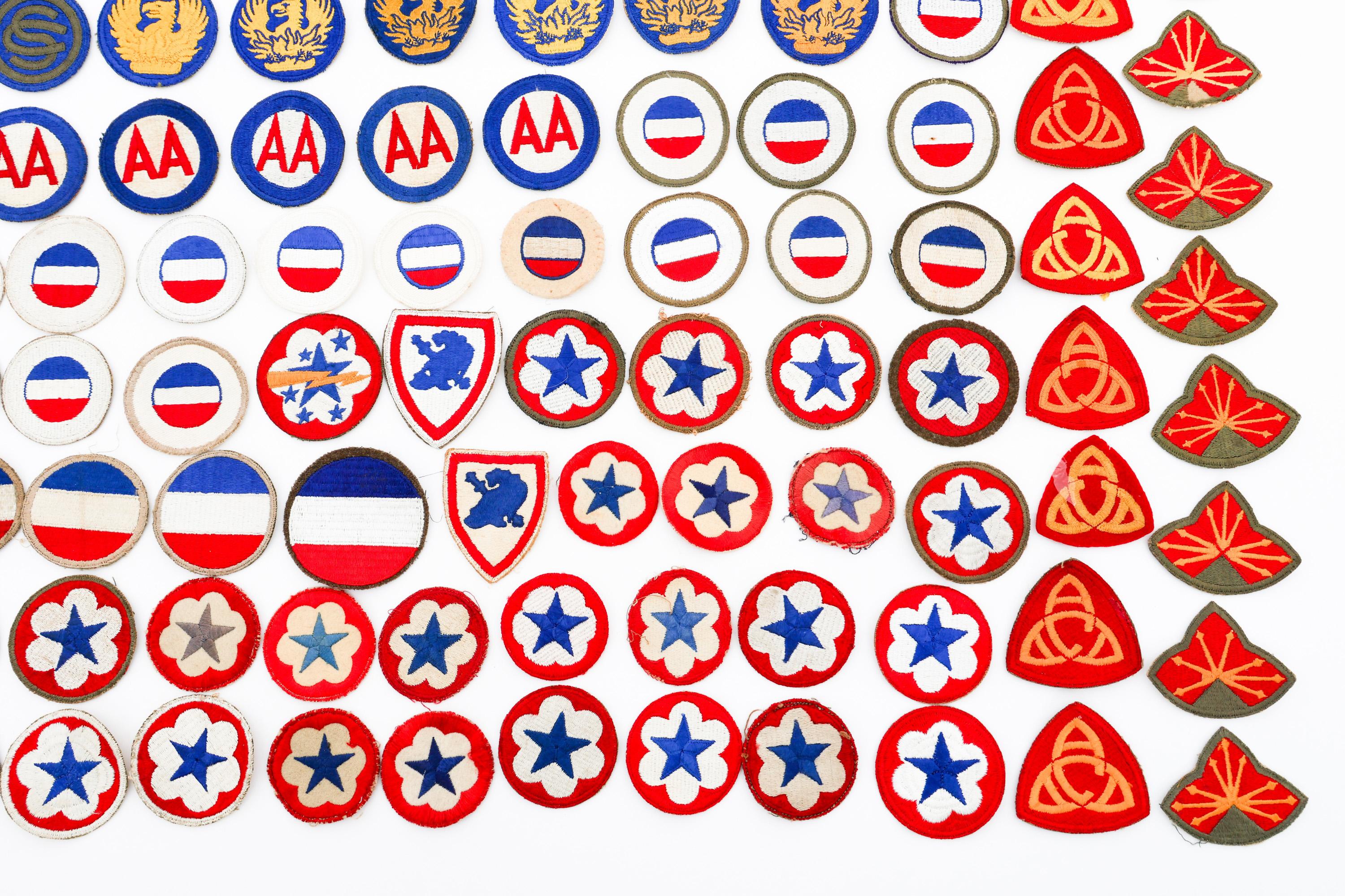 WWII - COLD WAR US ARMY COMMAND & SCHOOL PATCHES