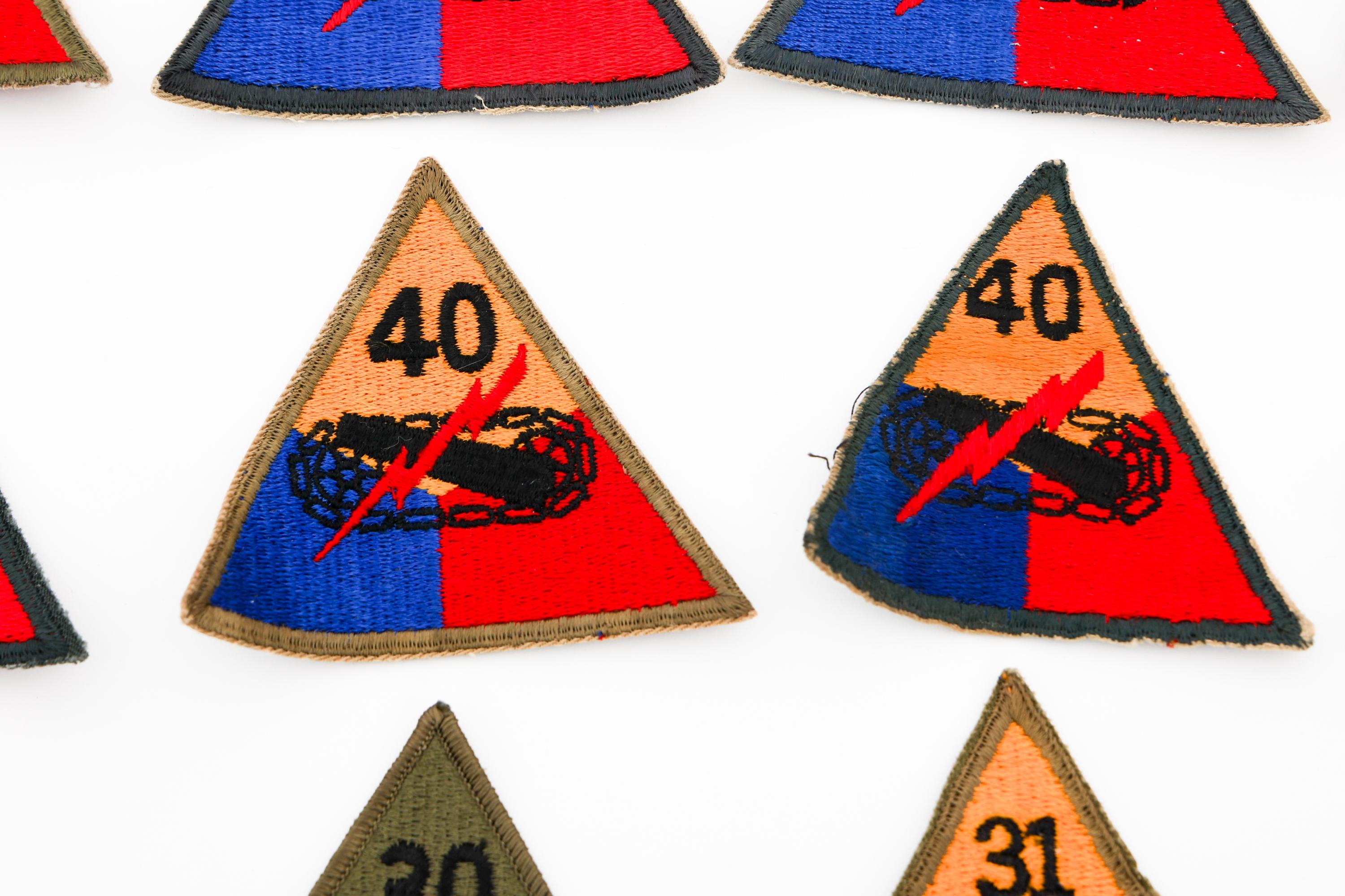 POST WWII - CURRENT US ARMY TANK BATALLION PATCHES