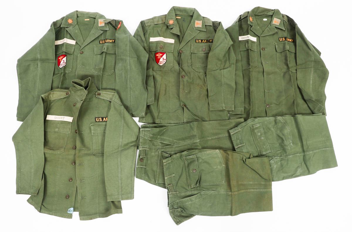 VIETNAM WAR US 3rd SURGICAL HOSPITAL UNIFORMS