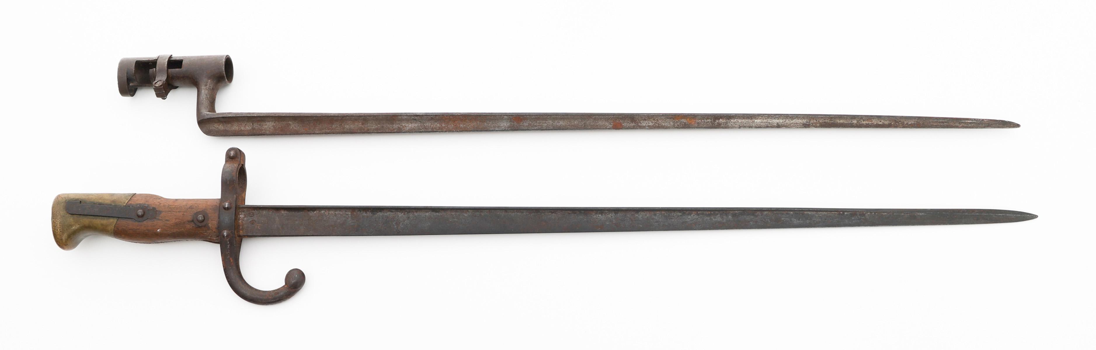 19th C. SOCKET & FRENCH GRAS BAYONETS