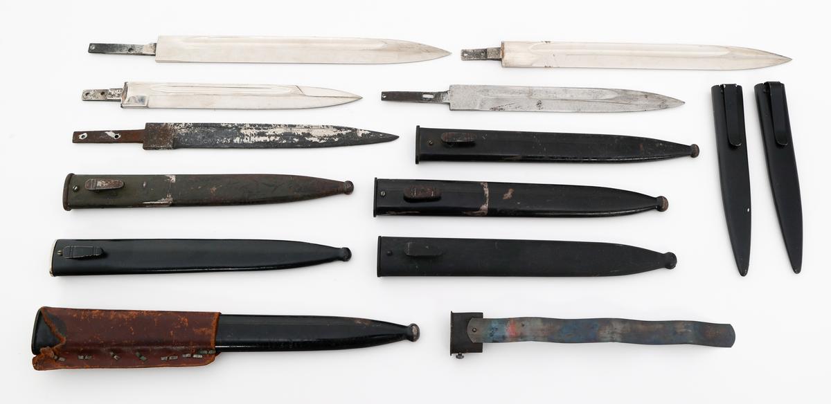 WWI - WWII GERMAN BAYONET BLADES & SCABBARDS