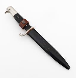 WWII GERMAN BOOT KNIFE WITH SCABBARD