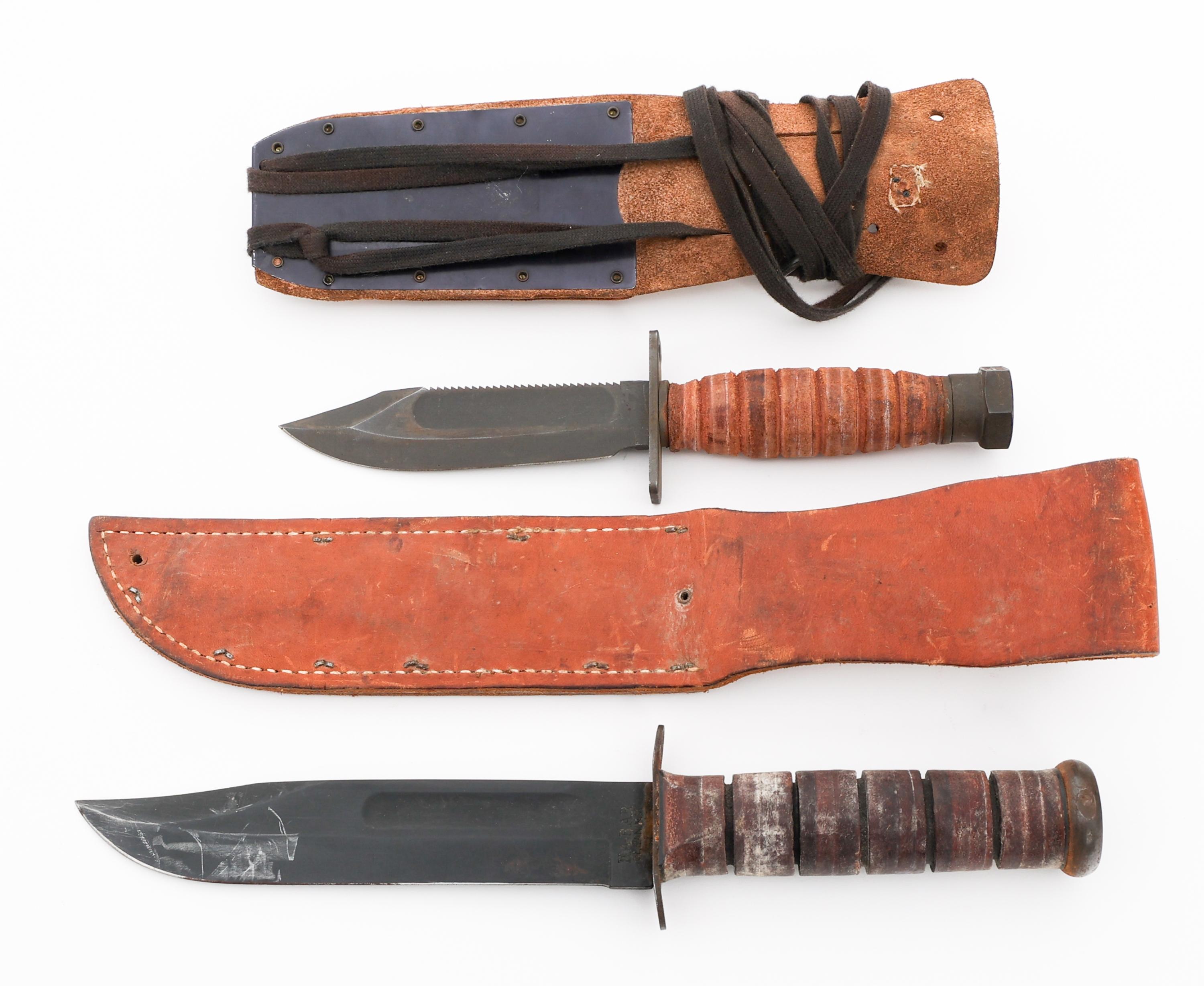 COLD WAR US Mk2 & JET PILOT SURVIVAL KNIVES