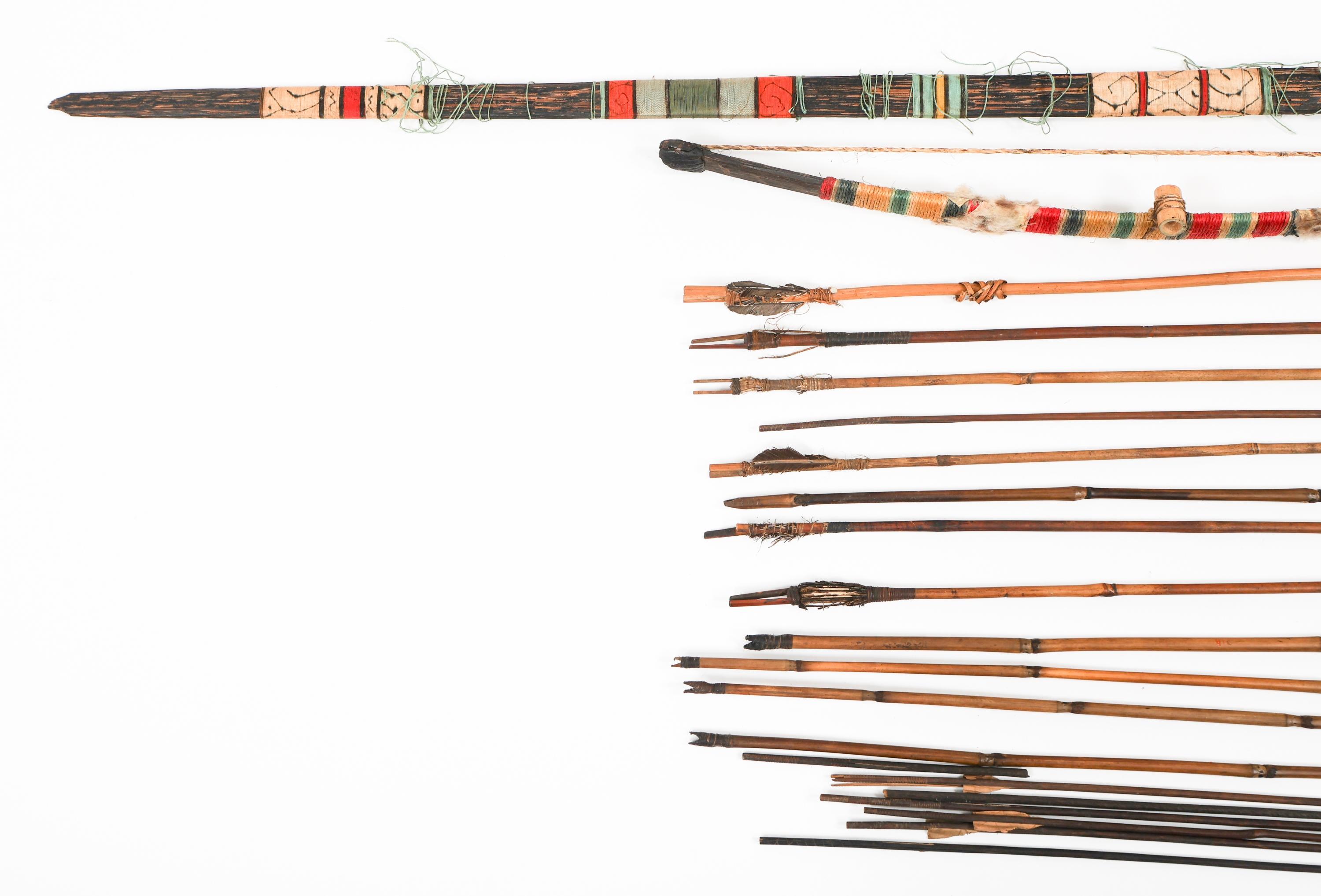 AFRICAN TRIBAL BOWS & ARROWS