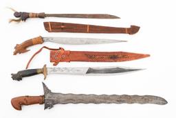 SOUTHEAST ASIAN TALIBON, MANDAU & KRIS KNIVES