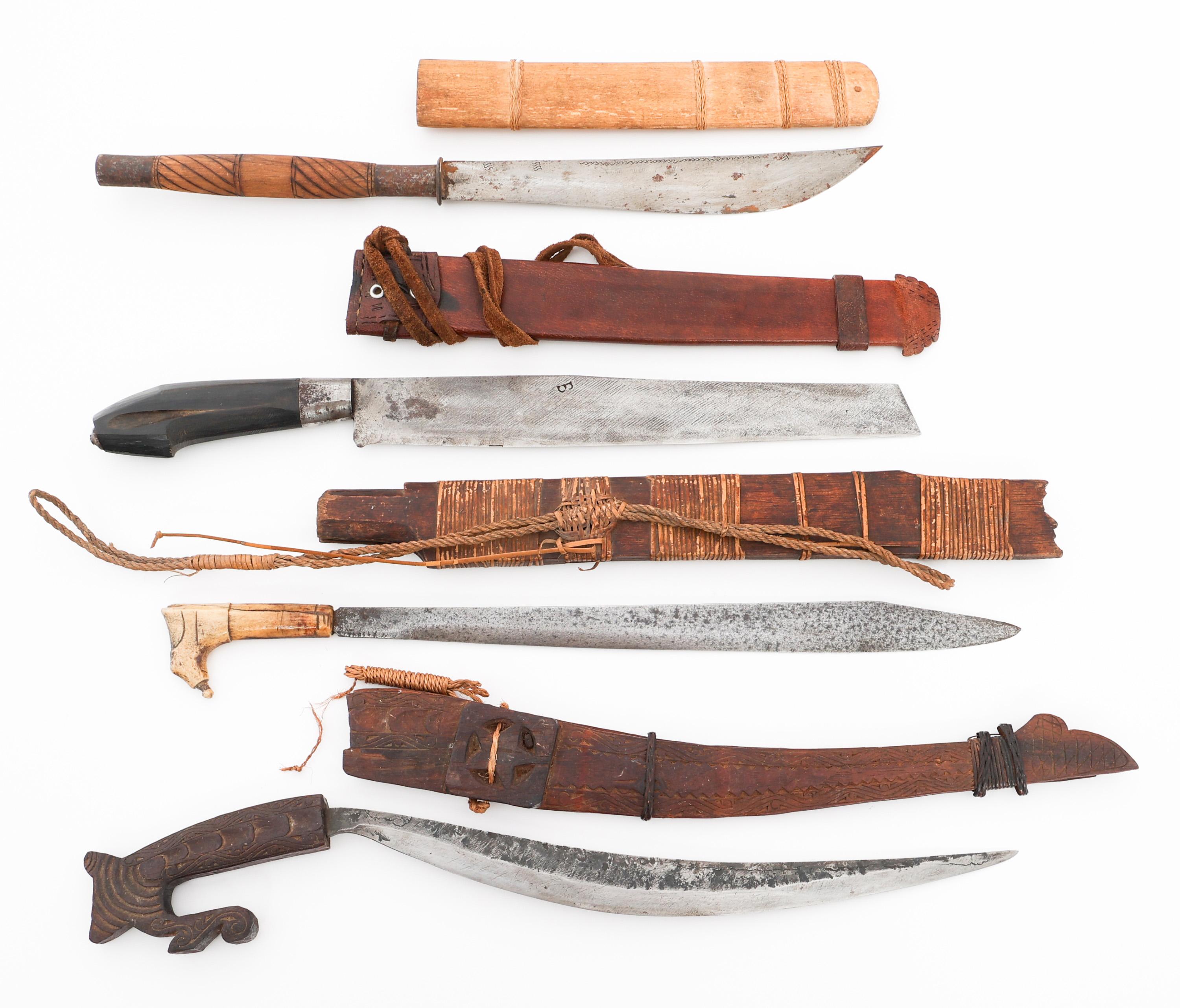 SOUTHEAST ASIAN DHA, MANDAU & OTHER KNIVES